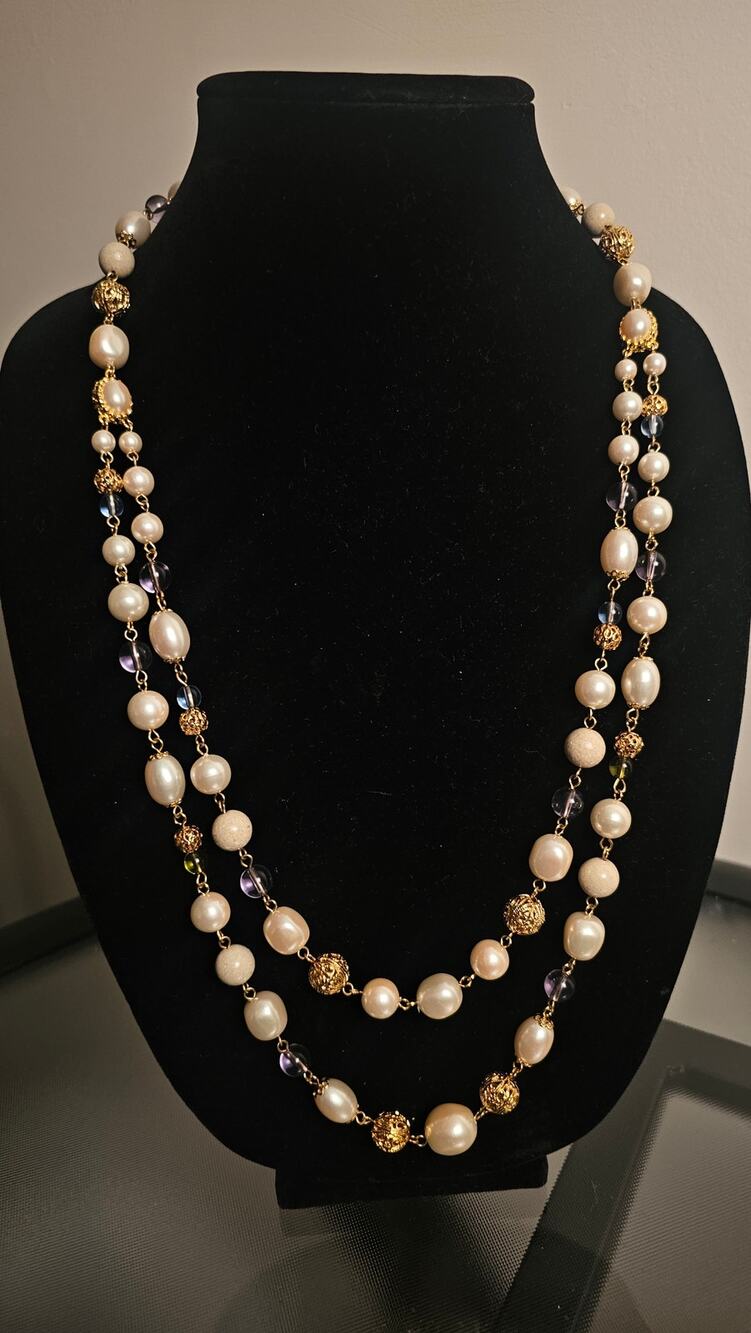 LCI *Vintage* Faux Pearl Double Strand